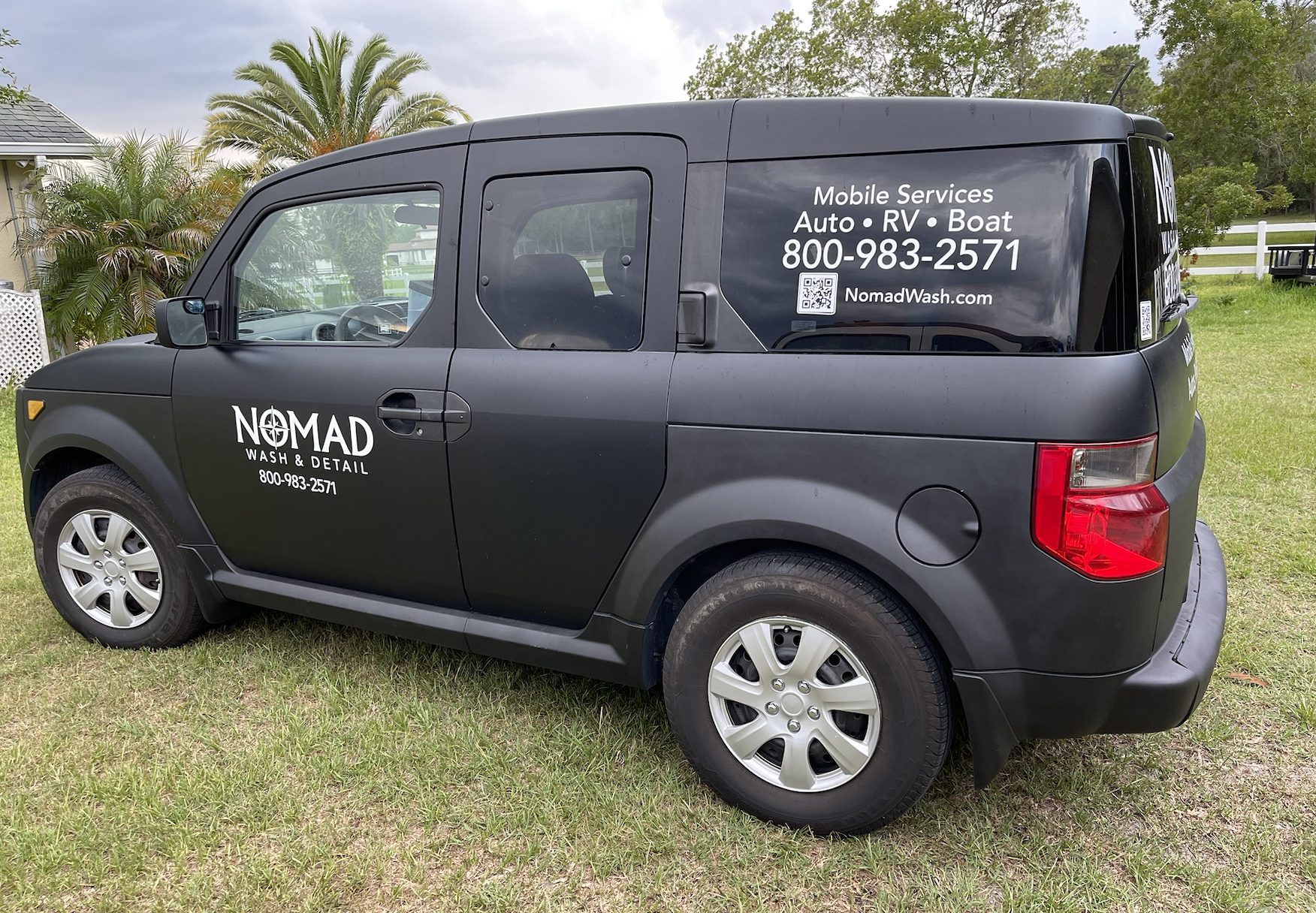 nomad wash & detail service vehicle, serving bradenton, sarasota, lakeland areas
